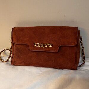 Vintage Amanda Smith Bag | Brick Suede | Crossbody | EUC